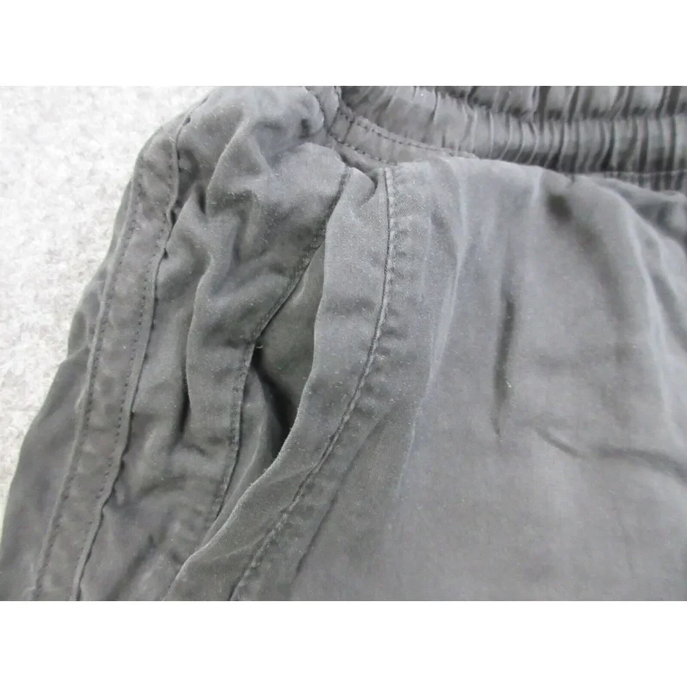 Lululemon Shorts Womens 4 Black Athletic Running Gym Drawstring Logo 26x12‎